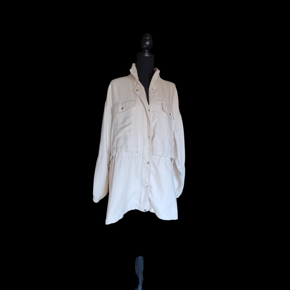 Old Navy Women's Utility Jacket - Cream